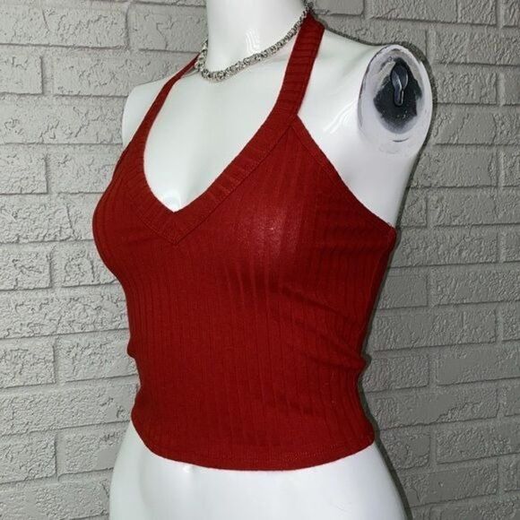 BOZZOLO Cropped Halter Top Size S - Picture 5 of 7